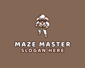 Sheep Martial Arts logo design