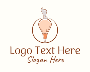 Baking Pastry Piping Bag Logo