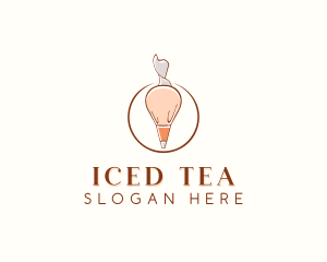 Pastry Piping Bag logo design