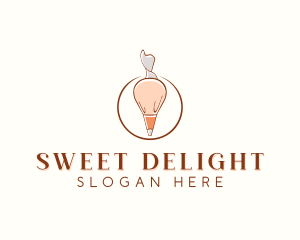 Pastry Piping Bag logo design