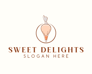 Pastry Piping Bag logo design