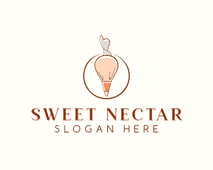 Pastry Piping Bag logo design