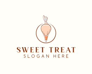 Pastry Piping Bag logo design