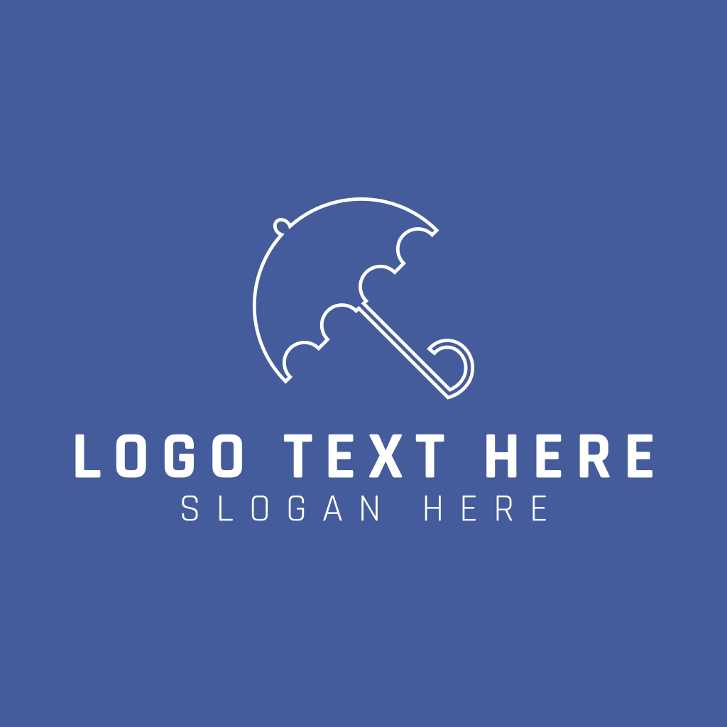 Simple Umbrella Outline Logo | BrandCrowd Logo Maker