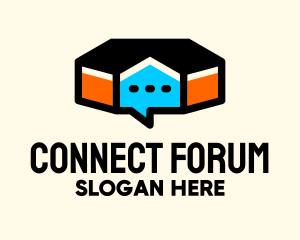 Forum - Email Chat App logo design