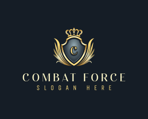Shield - Royal Wing Crest logo design