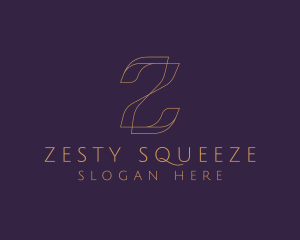 Gold Jeweller Letter Z logo design