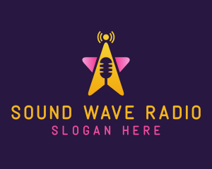 Radio Station - Star Frequency Podcast Radio logo design