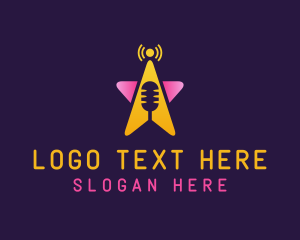 Record Label - Star Frequency Podcast Radio logo design