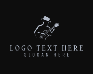 Guitar Instrument Performer Logo