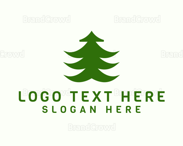 Forest Pine Tree Logo