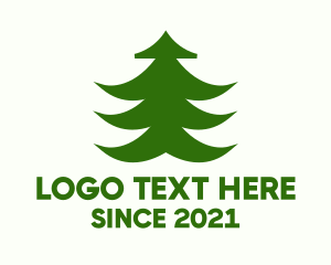 Pine Forest - Forest Pine Tree logo design