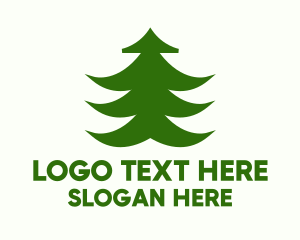 Forest Pine Tree Logo