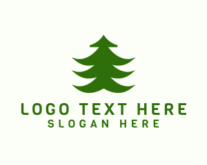 Forest Park - Forest Pine Tree logo design