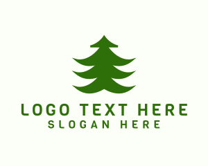 Landscaping - Forest Pine Tree logo design