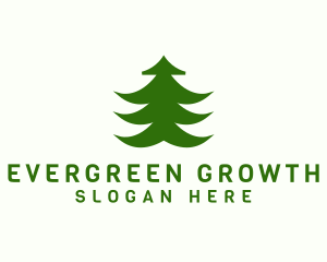 Forest Pine Tree logo design