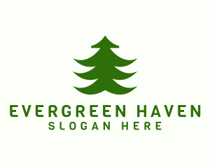 Forest Pine Tree logo design