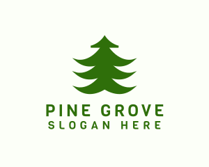 Forest Pine Tree logo design