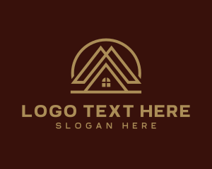 Roofing - Roof House Builder logo design