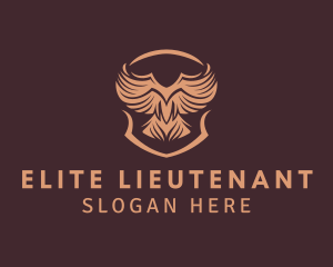 Lieutenant - Wings Security Shield logo design