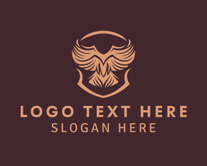 Security - Wings Security Shield logo design