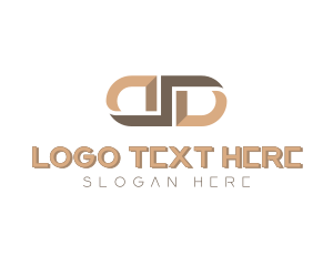 Minimal - Generic Company Mirror Letter D logo design
