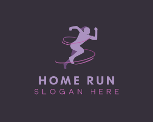 Runner Athlete Fitness logo design