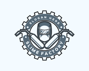 Welding Cog Fabrication logo design