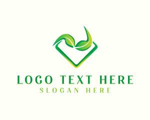 Micro Herb - Natural Agriculture Leaf logo design
