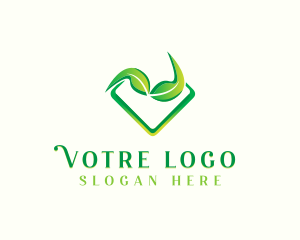 Natural Agriculture Leaf  Logo