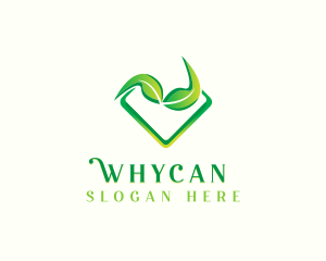 Micro Herb - Natural Agriculture Leaf logo design