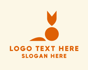 Animal Shelter - Simple Abstract Fox logo design