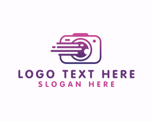 Youtube - Camera Fast Photography logo design