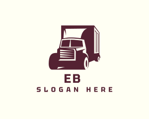 Logistics Automotive Truck  Logo