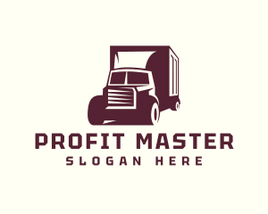 Logistics Automotive Truck  Logo