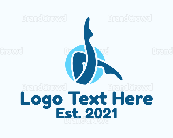 Synchronize Swimming Legs Logo