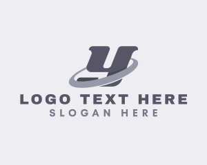 Letter Y - Media Tech Orbit logo design