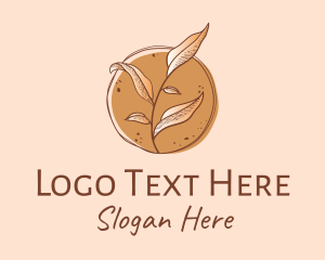 Vintage - Vintage Herb Leaves logo design