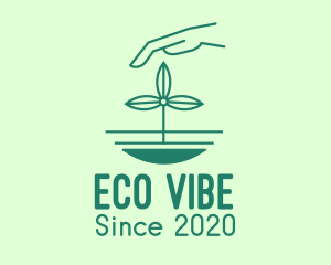 Sustainability - Green Sustainability Planting logo design