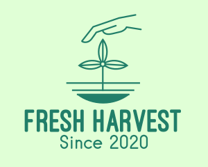 Vegetables - Green Sustainability Planting logo design