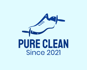 Shoe Wiper Cleaning logo design