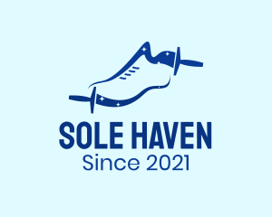 Shoe Wiper Cleaning logo design