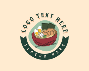 Fish Cake - Ramen Noodle Soup logo design