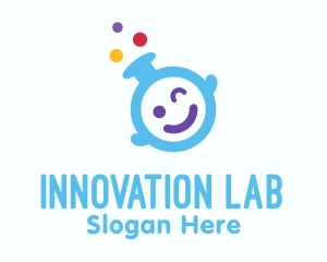 Experimental - Cute Baby Laboratory logo design