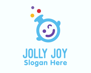 Jolly - Cute Baby Laboratory logo design