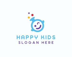 Cute Baby Laboratory logo design