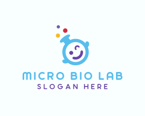 Cute Baby Laboratory logo design