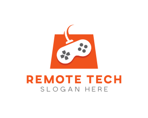 Remote - Game Controller Bag logo design