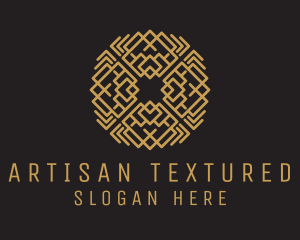 Woven Fabric Textile logo design