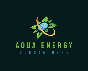 Solar Power Energy logo design